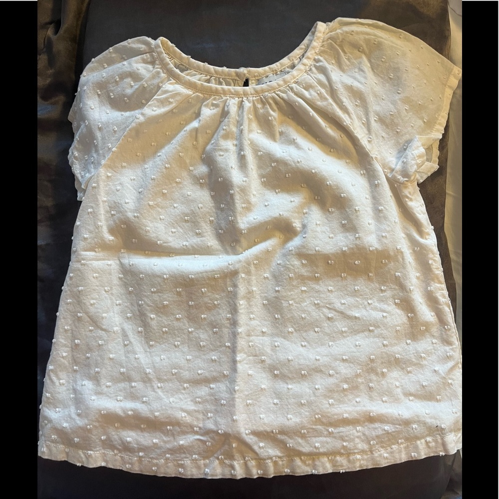 Old Navy - off white shirt - girls 4T